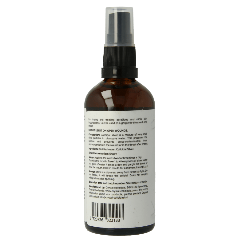 Crystal Collodiaal zilver spray 100 Milliliter - DrogistWereld