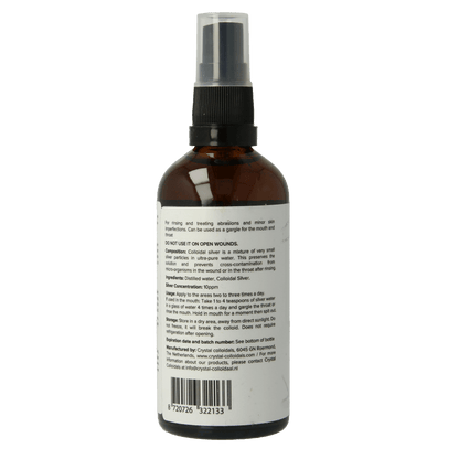 Crystal Collodiaal zilver spray 100 Milliliter - DrogistWereld