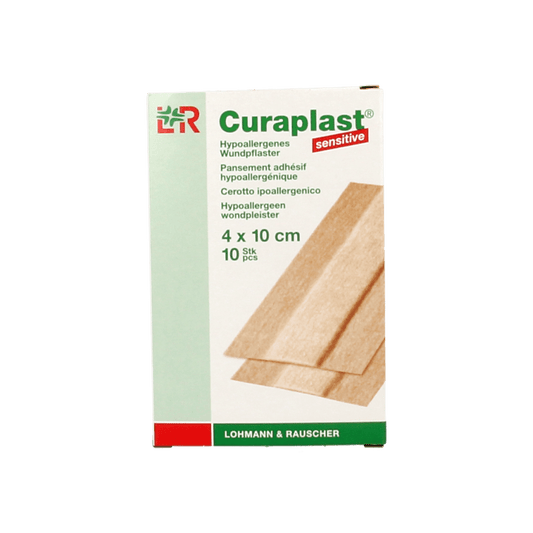 Curaplast Sensitive wondpleister 4 x 10cm 10 Stuks - DrogistWereld