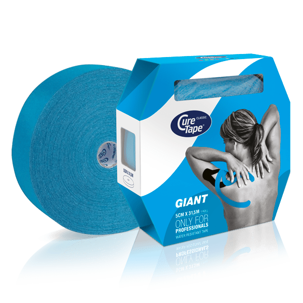 Cure Tape Giant blauw 5cm x 31.5m 1 Stuks - DrogistWereld