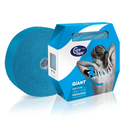 Cure Tape Giant blauw 5cm x 31.5m 1 Stuks - DrogistWereld
