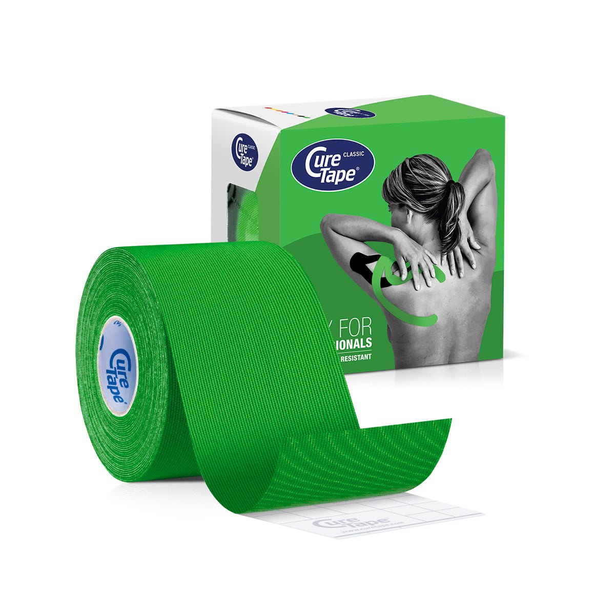 Cure Tape Kinesiotape groen 5cm x 5m 1 Stuks - DrogistWereld