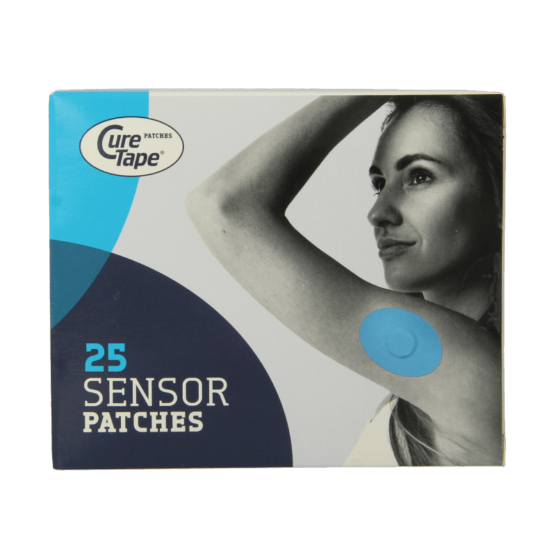 Cure Tape Sensor patch blue 25 Stuks - DrogistWereld
