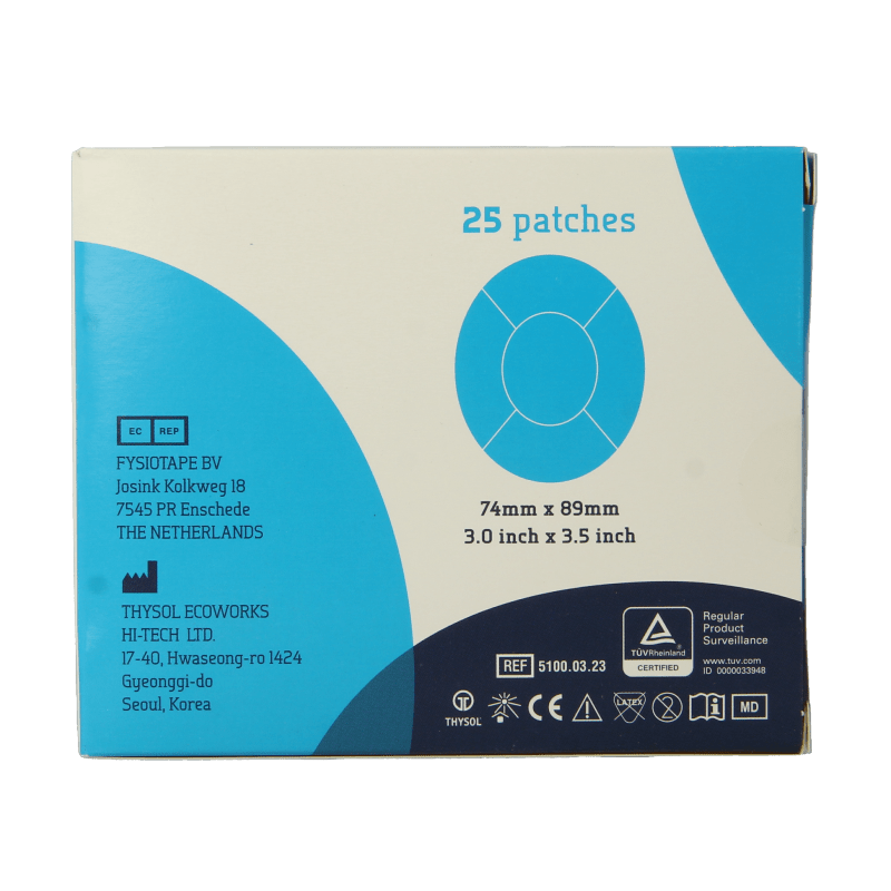 Cure Tape Sensor patch blue 25 Stuks - DrogistWereld