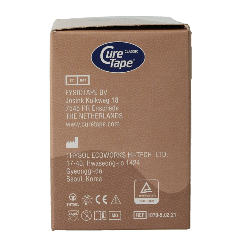 Cure Tape Sports beige 5m x 1cm 5 Stuks - DrogistWereld