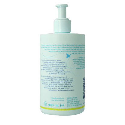 Dermolin Zeepvrije handwash 400 Milliliter - DrogistWereld