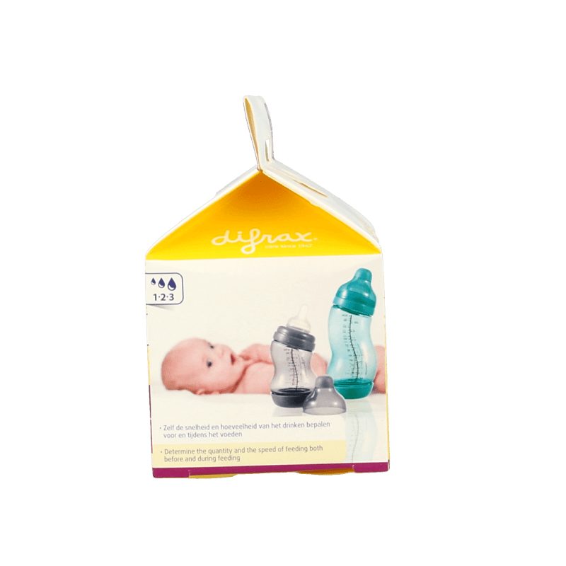 Difrax Flesspeen soft breed 1 - 2 - 3 2 Stuks - DrogistWereld