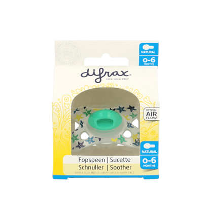 Difrax Fopspeen natural 0 - 6 maanden assorti 1 Stuks - DrogistWereld