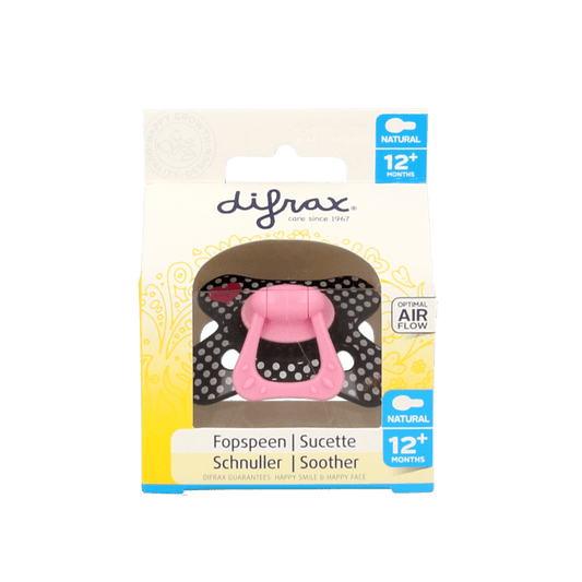 Difrax Fopspeen natural 12+ maanden 1 Stuks - DrogistWereld