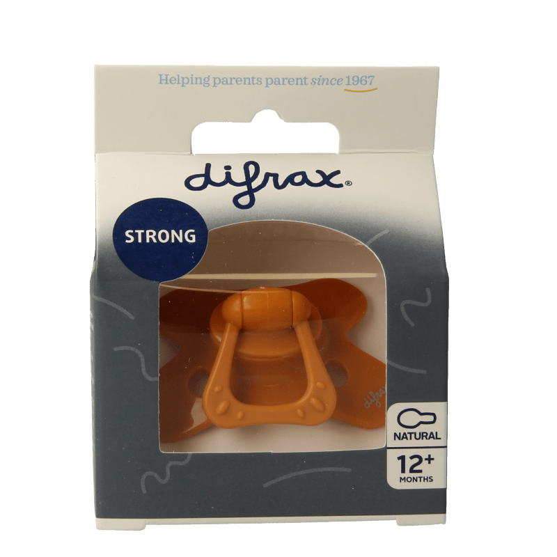 Difrax Fopspeen natural 12+ maanden assorti 1 Stuks - DrogistWereld
