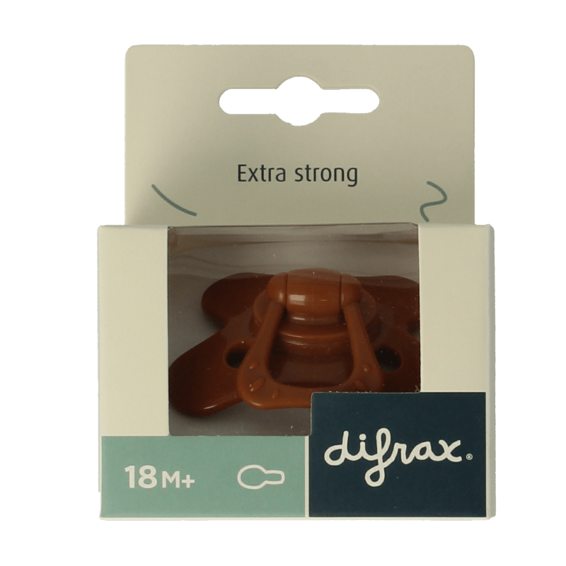Difrax Fopspeen natural 18+ maanden assorti 1 Stuks - DrogistWereld