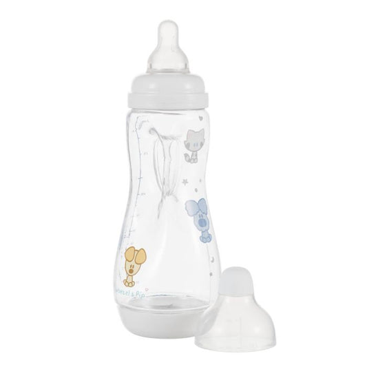 Difrax Handgreep fles 240ml Woezel & Pip 1 Stuks - DrogistWereld