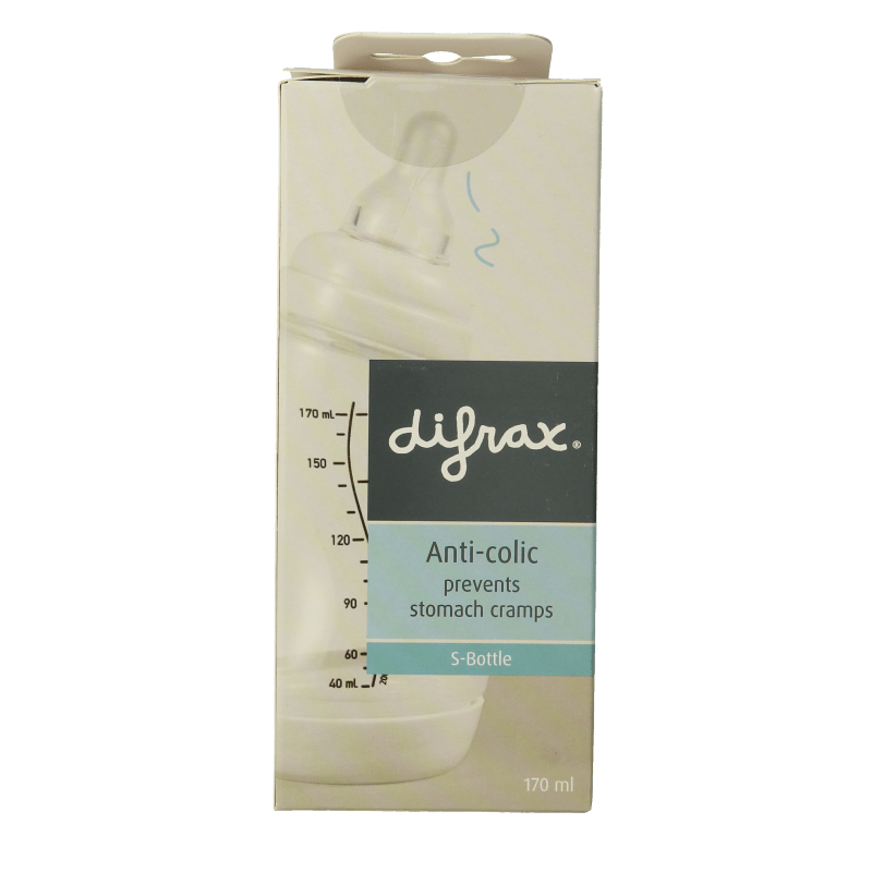 Difrax S - Fles natural creme 170ml 1 Stuks - DrogistWereld