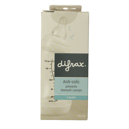 Difrax S - Fles natural creme 170ml 1 Stuks - DrogistWereld
