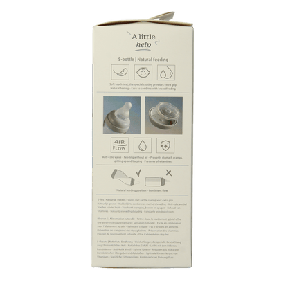 Difrax S - Fles natural creme 170ml 1 Stuks - DrogistWereld
