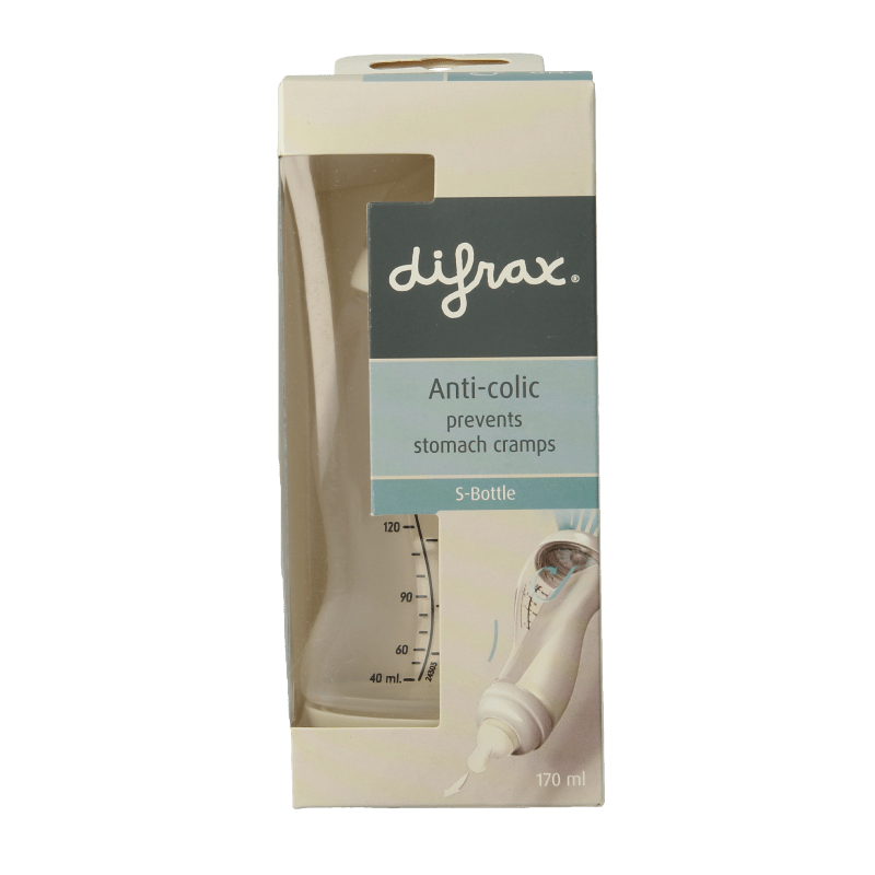 Difrax S - Fles natural creme 170ml 1 Stuks - DrogistWereld