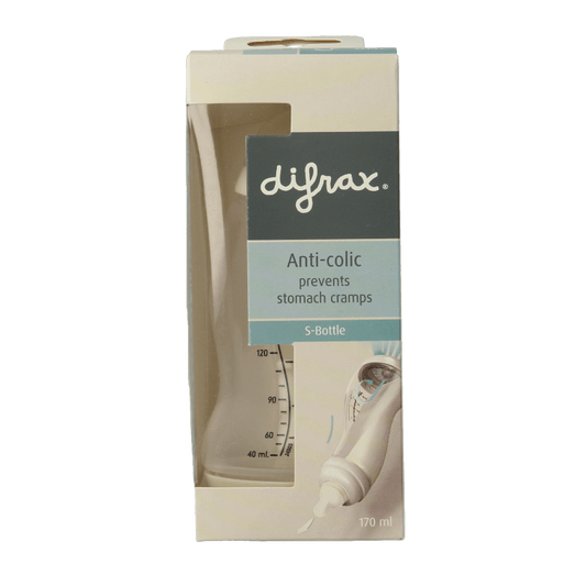 Difrax S - Fles natural creme 170ml 1 Stuks - DrogistWereld