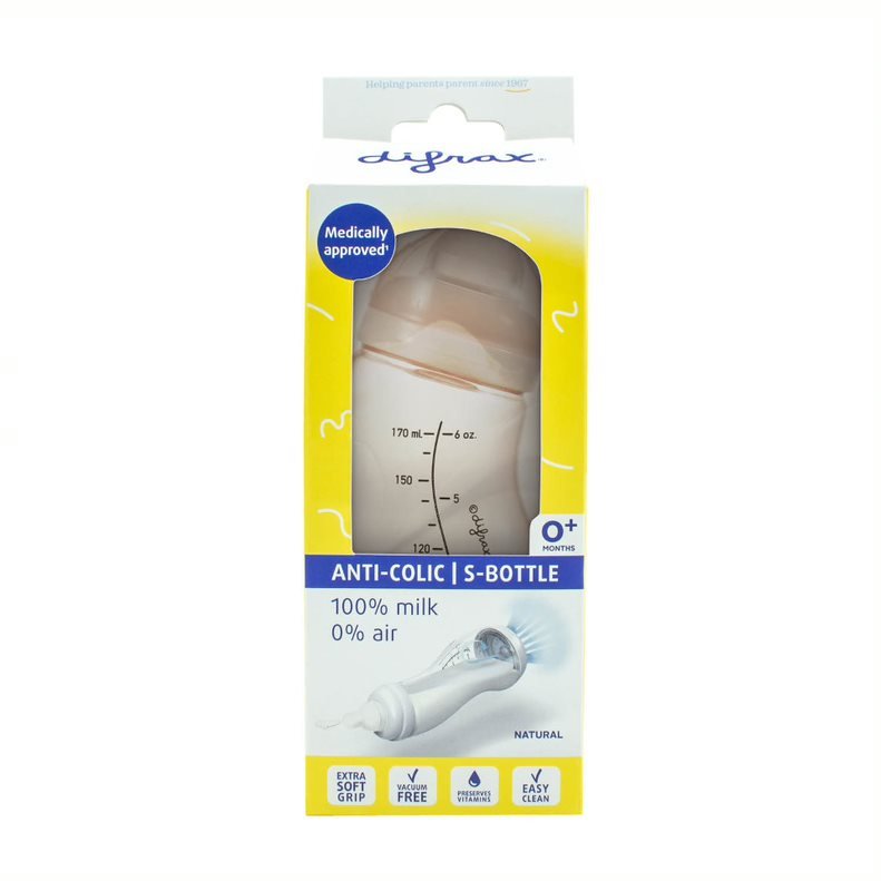 Difrax S - Fles natural roze 170ml 1 Stuks - DrogistWereld
