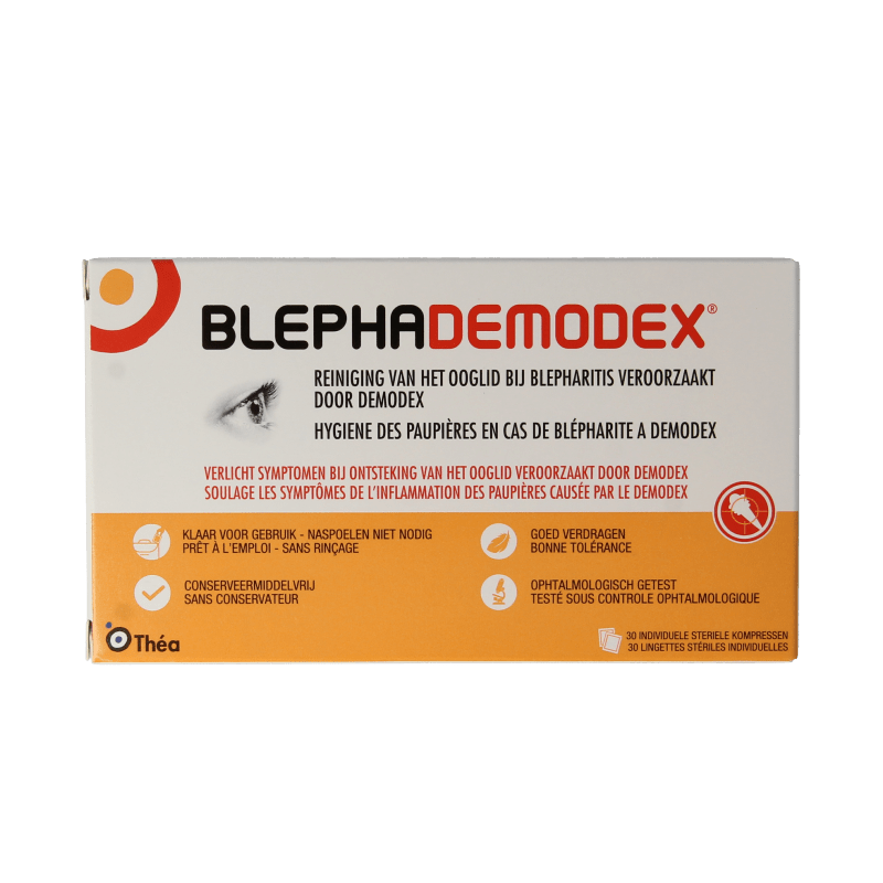 Diversen Blephademodex reiniging tissues 30 Stuks - DrogistWereld