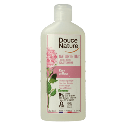 Douce Nature Natur intim intieme wasgel rose bio 250 Milliliter - DrogistWereld