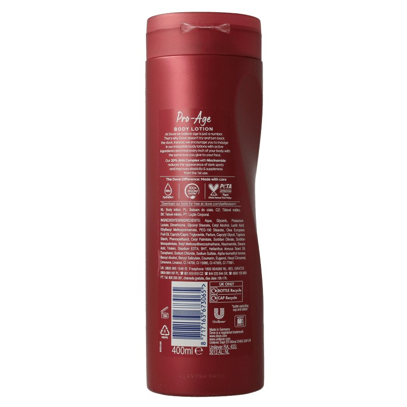 Dove Bodylotion pro age 400 Milliliter - DrogistWereld