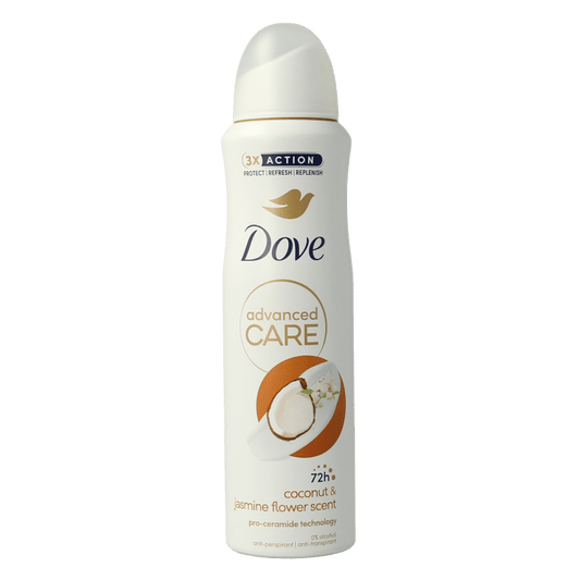 Dove Deodorant spray advanced coconut & jasmine 150 Milliliter - DrogistWereld