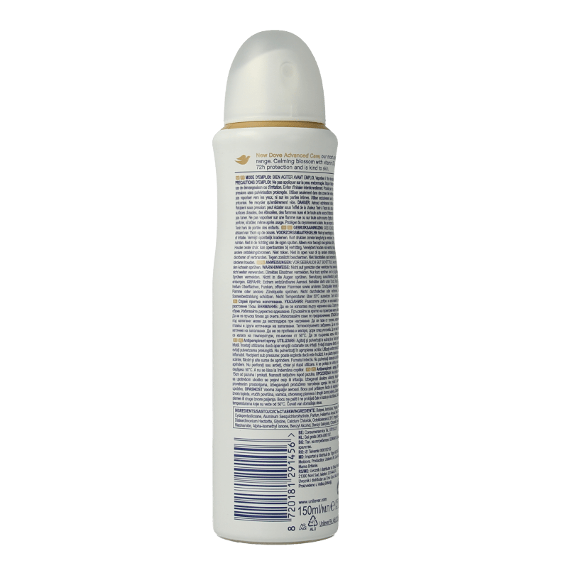 Dove Deodorant spray calming blossom 150 Milliliter - DrogistWereld