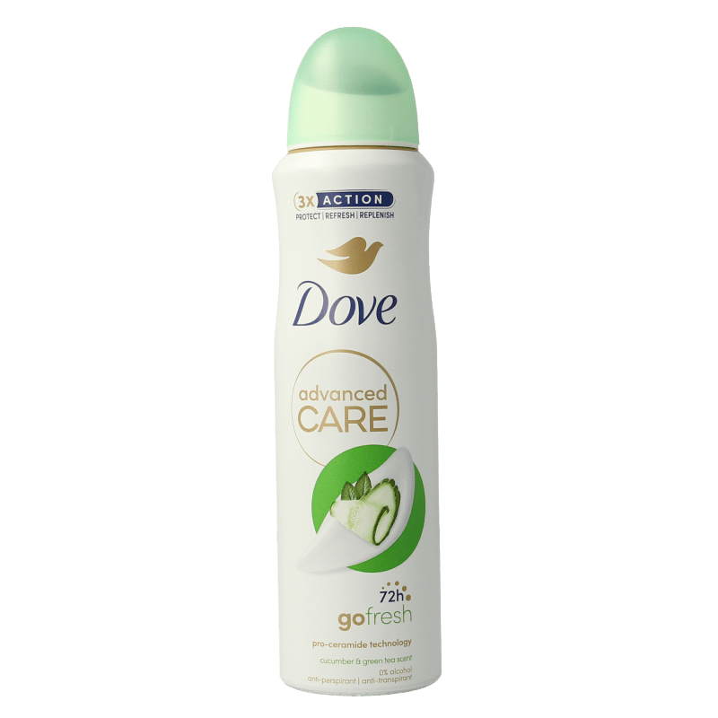Dove Deodorant spray go fresh cucumber 150 Milliliter - DrogistWereld