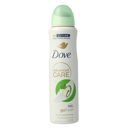 Dove Deodorant spray go fresh cucumber 150 Milliliter - DrogistWereld