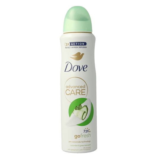 Dove Deodorant spray go fresh cucumber 150 Milliliter - DrogistWereld