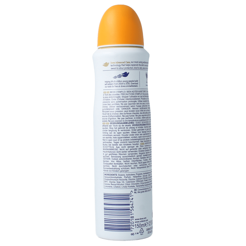Dove Deodorant spray go fresh passievrucht & citroengr 150 Milliliter - DrogistWereld