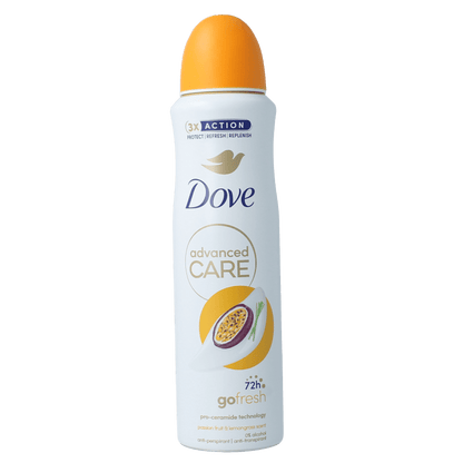 Dove Deodorant spray go fresh passievrucht & citroengr 150 Milliliter - DrogistWereld