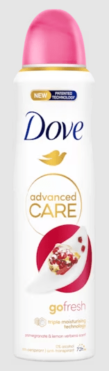 Dove Deodorant spray go fresh pomegranate 150 Milliliter - DrogistWereld