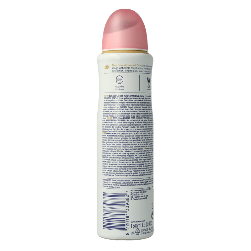 Dove Deodorant spray invisible care 150 Milliliter - DrogistWereld