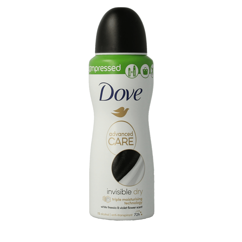 Dove Deodorant spray invisible dry 100 Milliliter - DrogistWereld