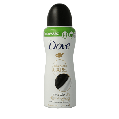 Dove Deodorant spray invisible dry 100 Milliliter - DrogistWereld