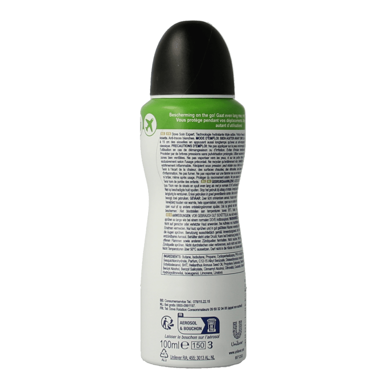 Dove Deodorant spray invisible dry 100 Milliliter - DrogistWereld