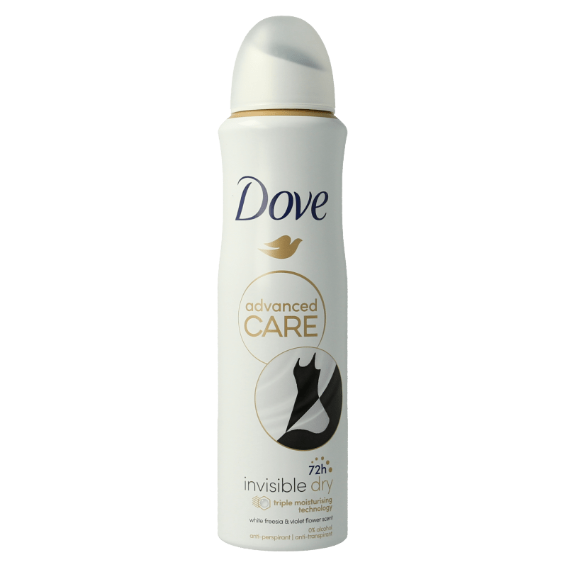 Dove Deodorant spray invisible dry 150 Milliliter - DrogistWereld