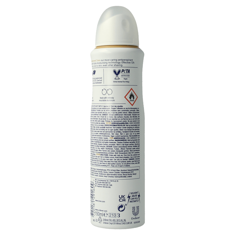 Dove Deodorant spray invisible dry 150 Milliliter - DrogistWereld