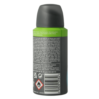 Dove Deodorant spray men+ care clean comfort 75 Milliliter - DrogistWereld