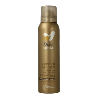 Dove Dermaspa body mousse tanning medium to dark 150 Milliliter - DrogistWereld