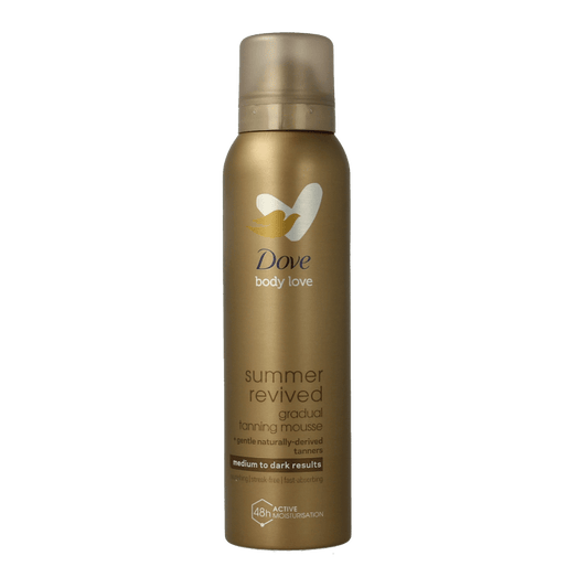 Dove Dermaspa body mousse tanning medium to dark 150 Milliliter - DrogistWereld