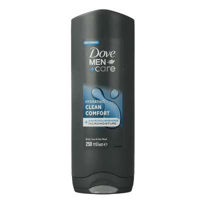 Dove Shower men + care clean comfort 250 Milliliter - DrogistWereld