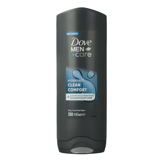 Dove Shower men + care clean comfort 250 Milliliter - DrogistWereld