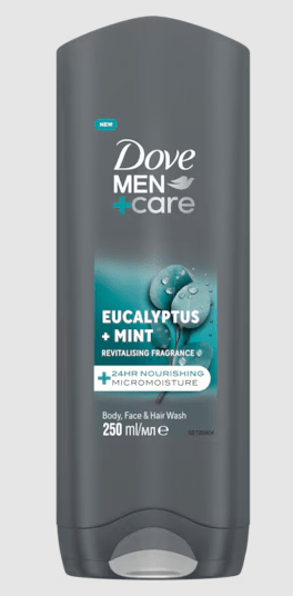 Dove Shower men + care eucalyptus & mint 250 Milliliter - DrogistWereld