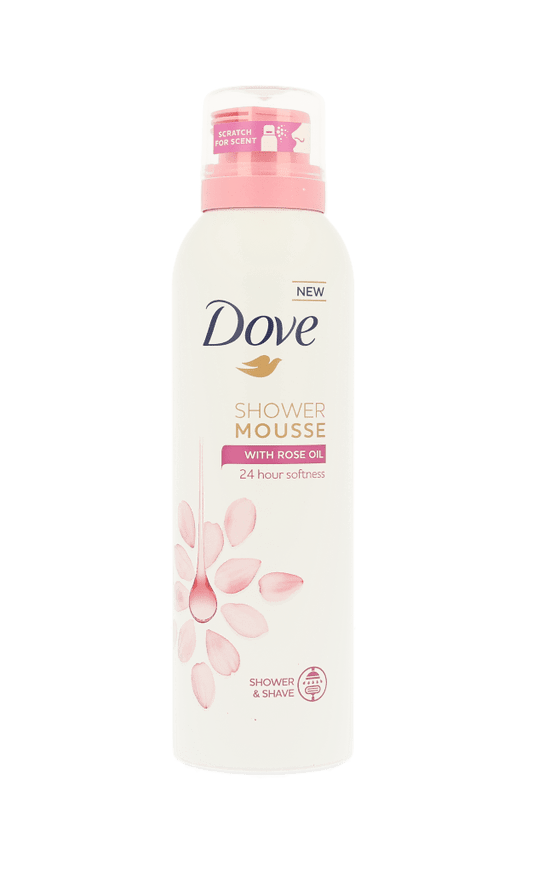 Dove Shower mousse rose oil 200 Milliliter - DrogistWereld