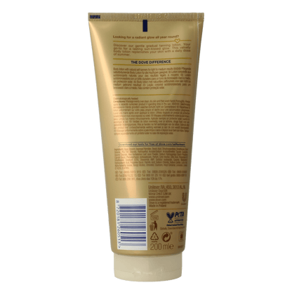 Dove Summer fair lotion 200 Milliliter - DrogistWereld