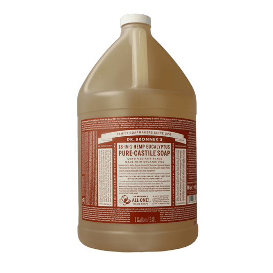 Dr Bronners Liquid soap eucalyptus 3800 Milliliter - DrogistWereld