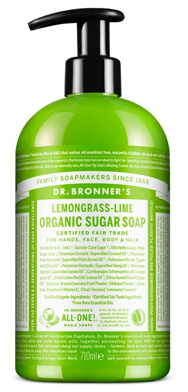 Dr Bronners Shikakai zeep citrus limoen 710 Milliliter - DrogistWereld