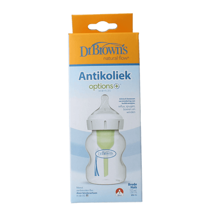 Dr. Brown's Options+ brede halsfles 150ml 1 Stuks - DrogistWereld